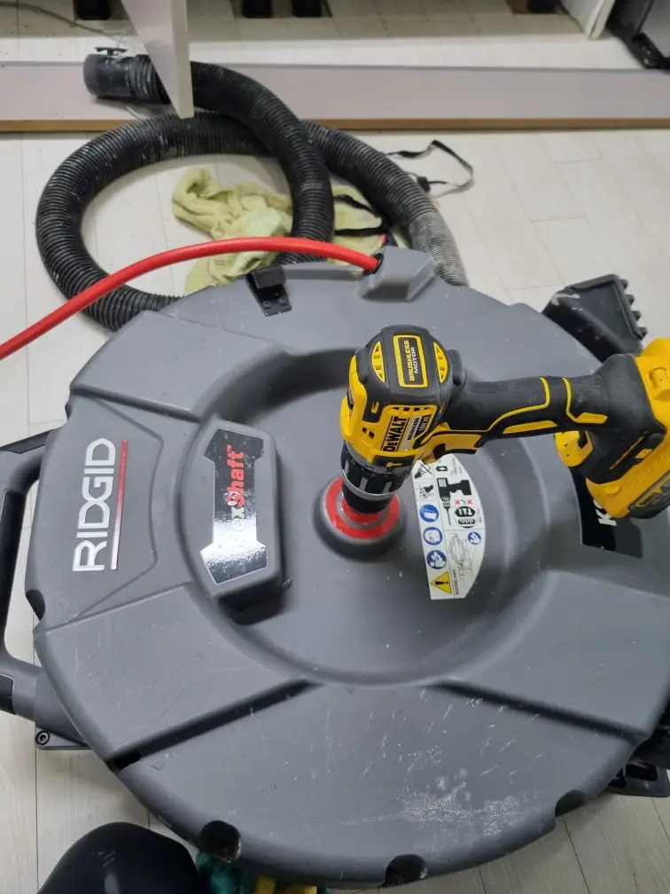 싱크대 막힘 작업 5